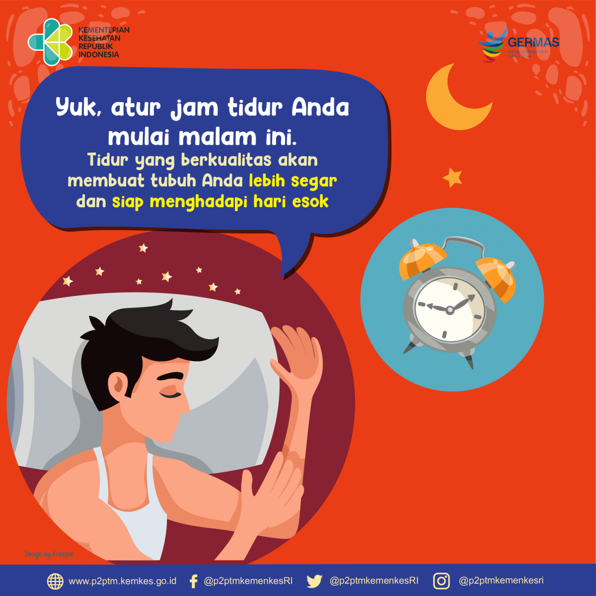 Tidur yang berkualitas akan membuat tubuh Anda lebih segar dan siap menghadapi hari esok