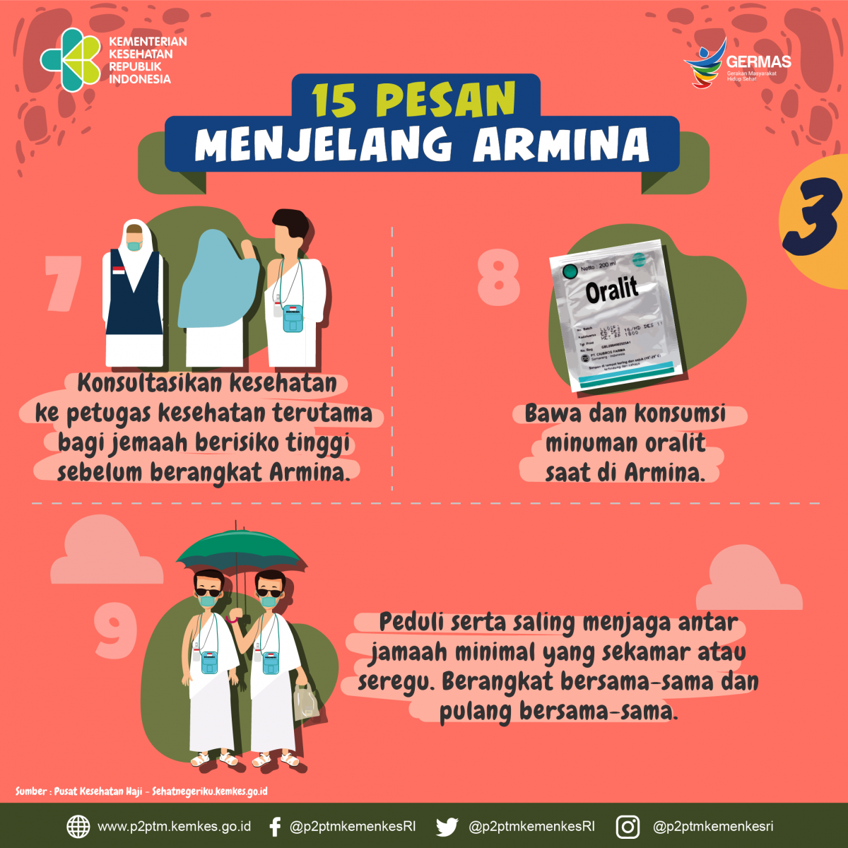 15 Pesan Kepada Jemaah Haji Menjelang Armina - Bagian 3