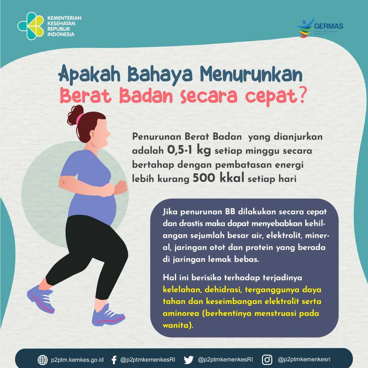 Apa bahaya menurunkan berat badan secara cepat?