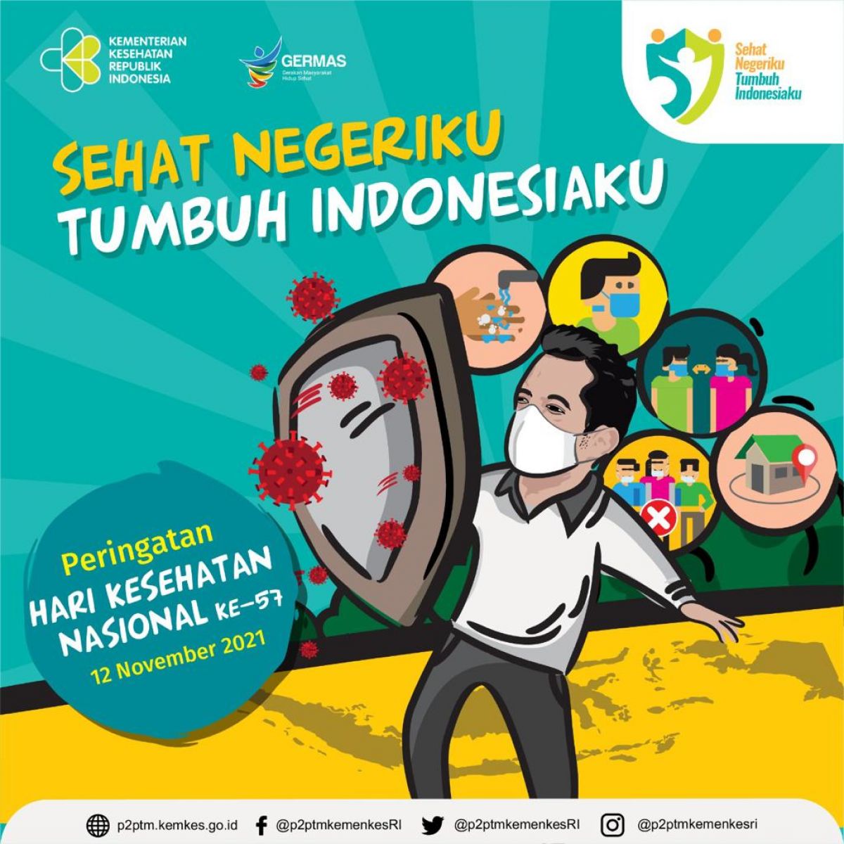 Selamat Hari Kesehatan Nasional Ke-57 dengan tema HKN tahun ini adalah 