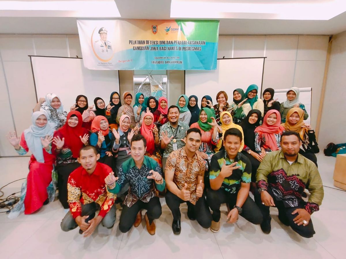 Pelatihan Deteksi Dini dan Penatalaksanaan Gangguan Jiwa bagi Nakes di Puskesmas Tingkat Provinsi Kalimantan Selatan'