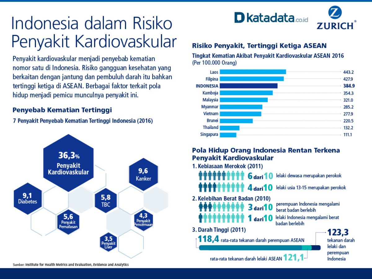 Indonesia dalam Risiko Penyakit Kardiovaskular'