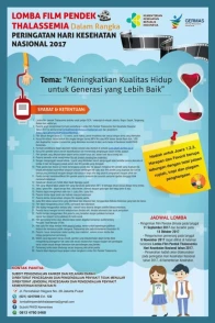 Lomba Film Pendek Thalassemia Dalam Rangka Peringatan Hari Kesehatan Nasional 2017