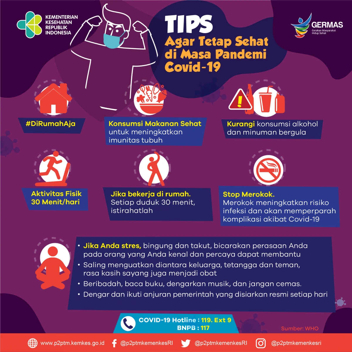 Tips Agar Tetap Sehat di Masa Pandemi Covid-19