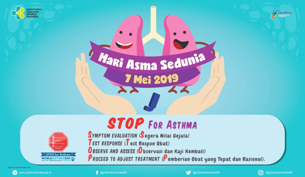 Hari Asma Sedunia 2019 : Dukungan Global untuk Penyandang Asma dan Keluarganya