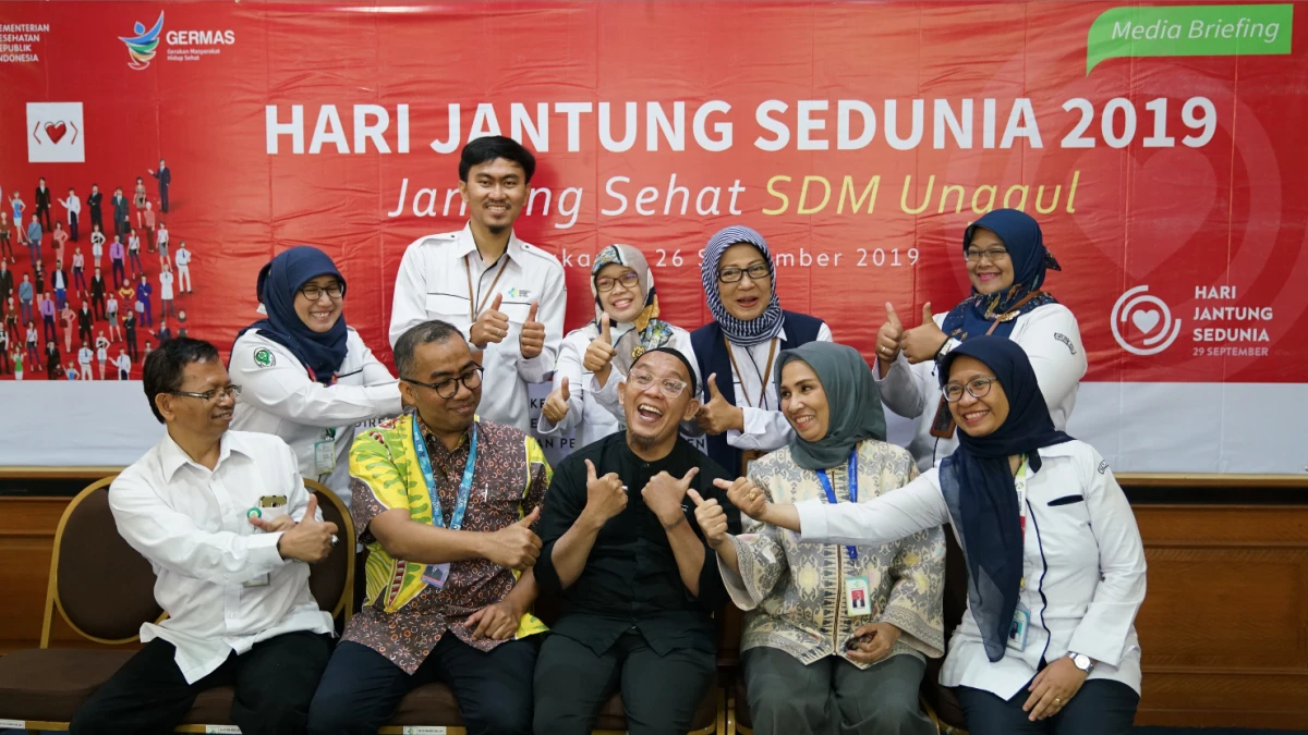 Hari Jantung Sedunia (HJS) Tahun 2019 : Jantung Sehat, SDM Unggul 