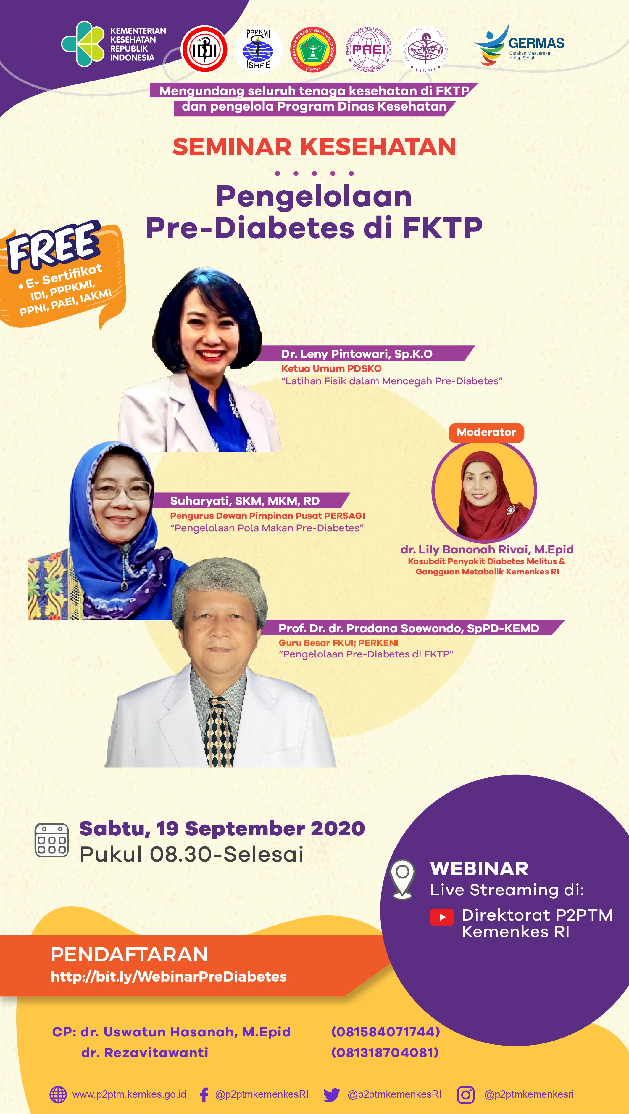 Seminar Kesehatan : Pengelolaan  Pre-Diabetes di FKTP