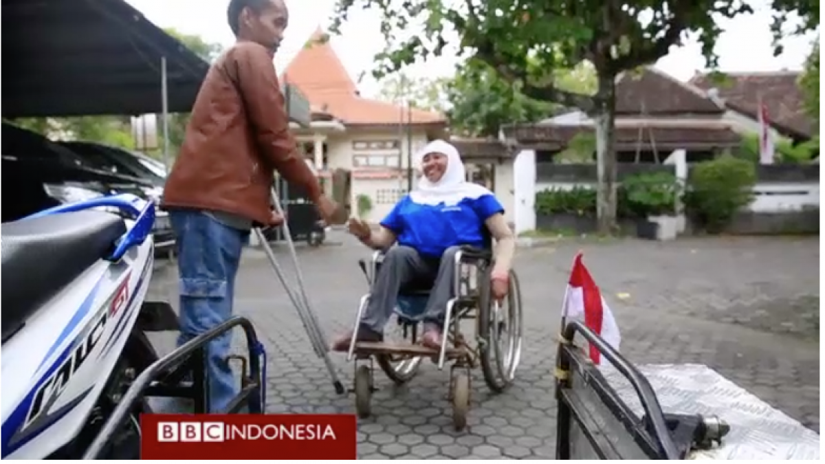 Ojek difabel 'satu-satunya di dunia' ada di Yogyakarta'