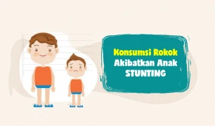 Konsumsi Rokok Akibatkan Anak Stunting