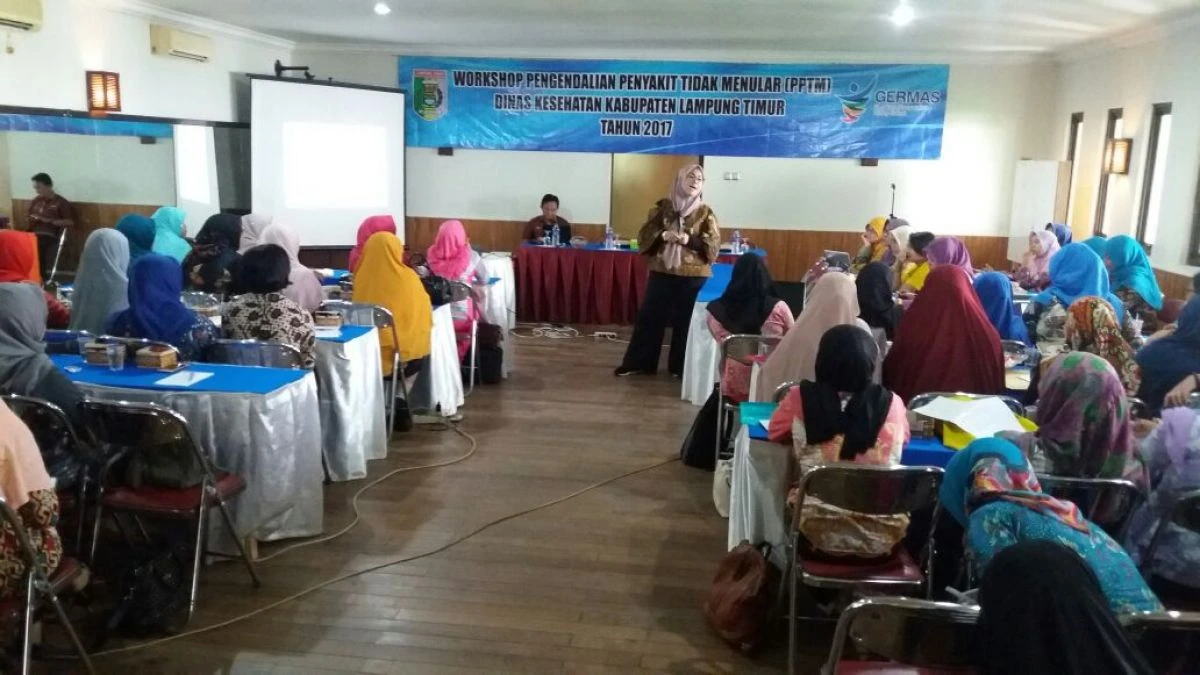 Workshop Pengendalian Penyakit Tidak Menular (PTM) Dinas Kesehatan Kab. Lampung Timur