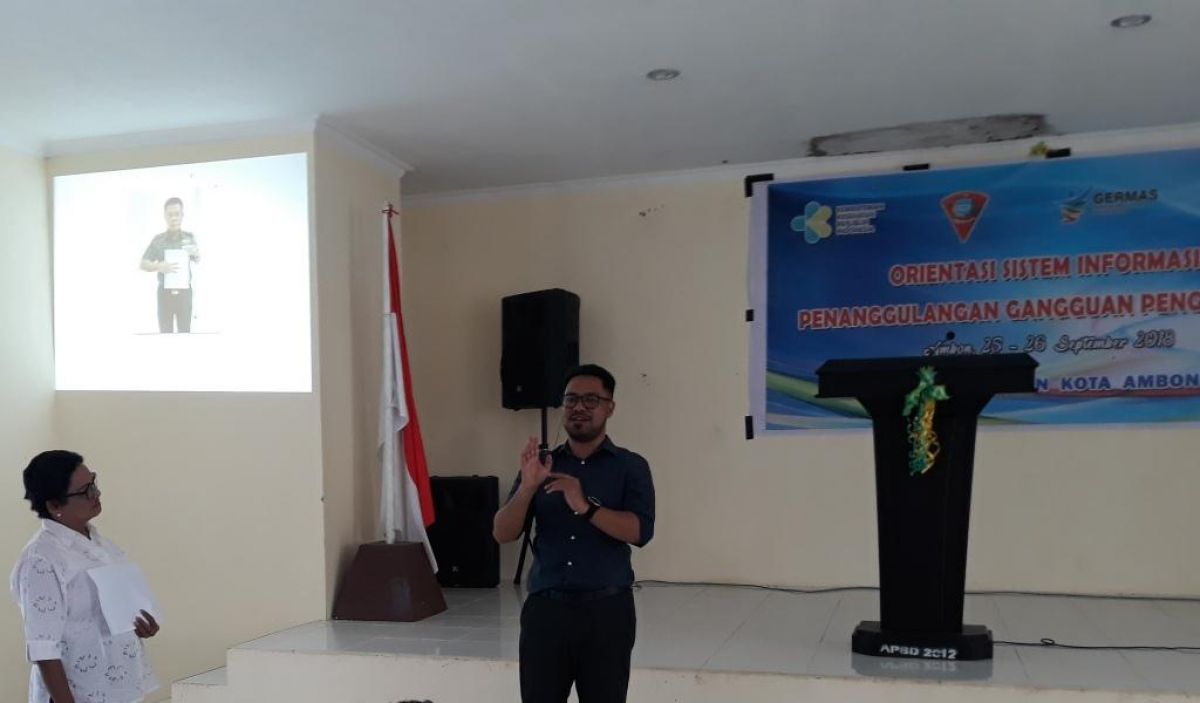 Sosialisasi dan Uji Coba Sistem Informasi Penanggulangan Gangguan Penglihatan (SIGALIH) di Kota Ambon'