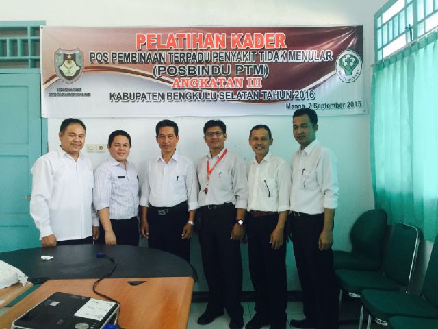 Pelatihan Kader PTM Di Kab. Bengkulu Selatan'