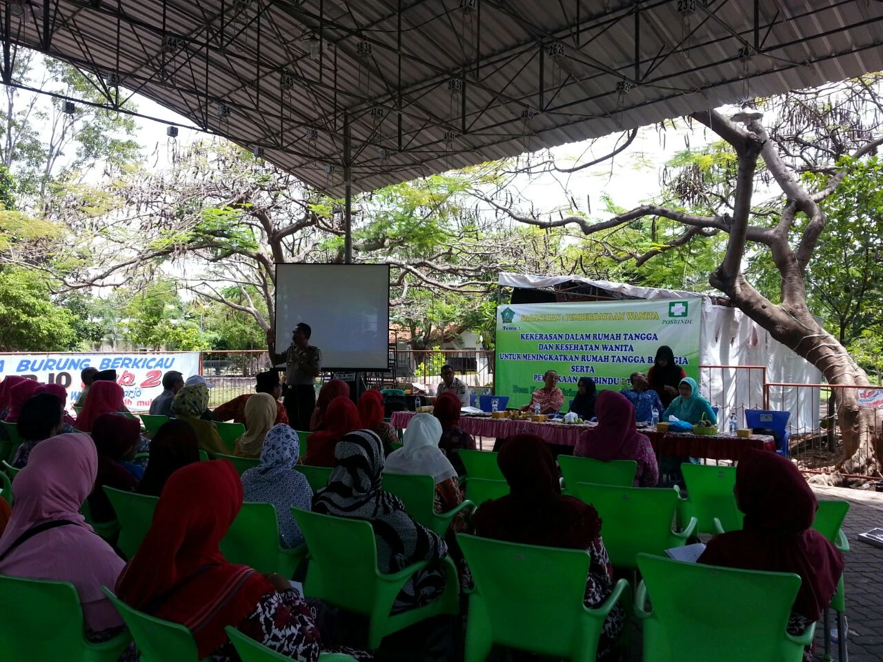 Pembukaan Posbindu PTM Desa Kepuh Kiriman Kecamatan Waru Kabupaten Sidoarjo