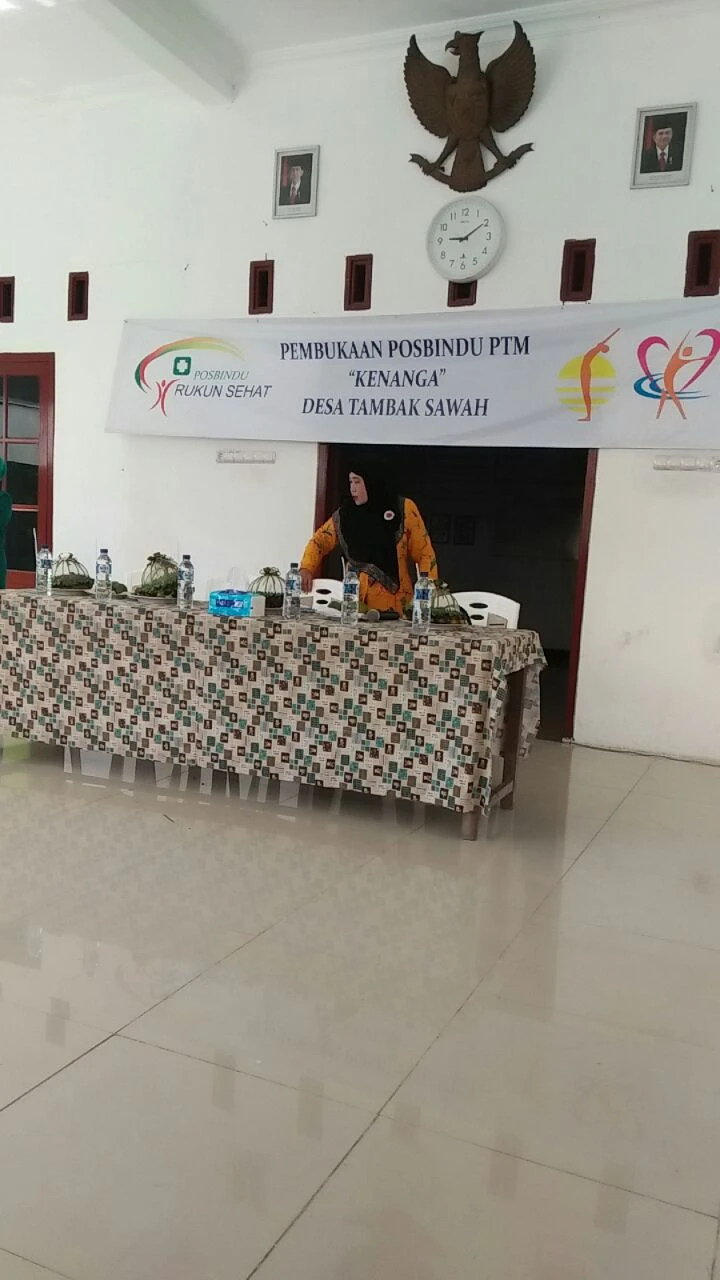 Pembukaan Posbindu PTM Desa Tambaksawah Kabupaten Sidoarjo