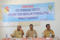 Sosialisasi Posbindu di Kecamatan Kakuluk Mesak Kab. Belu Prov. NTT