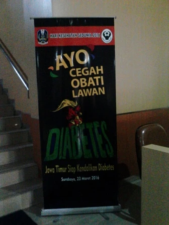 Ayo Cegah, Obati, Lawan Diabetes Di Jawa Timur 2016