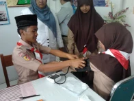 Deteksi Dini Faktor Resiko Penyakit Tidak Menular (FRPTM) Pada POSBINDU Di Madrasah Aliyah Negeri (MAN) Kota Solok