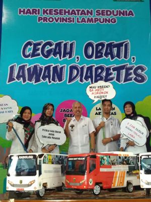 Hari Kesehatan Sedunia Tingkat Provinsi Lampung'