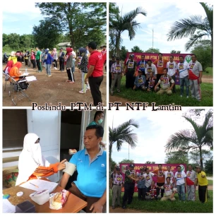 Kegiatan PTM Terintegrasi dgn Kegiatan Kesorga & UKK Di PT NTF Lampung Timur 2016