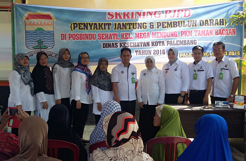 Launching Posbindu Kota Palembang'