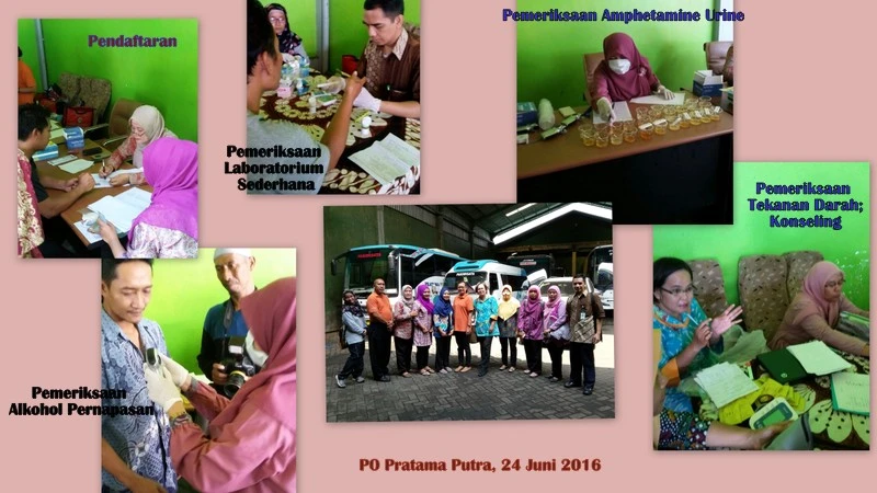 Launching Posbindu PO Pratama Putra