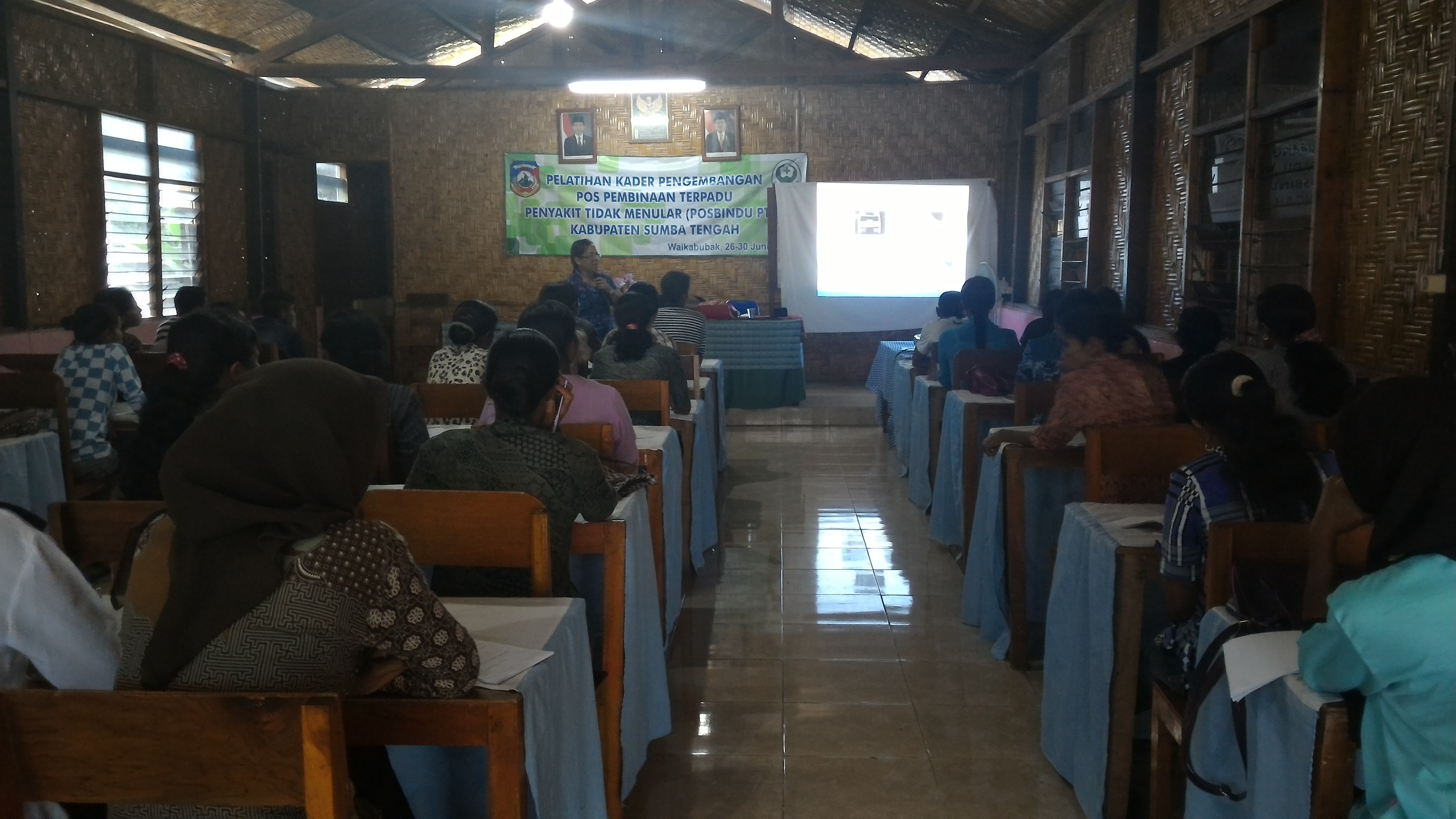 Peningkatan Kapasitas Kader Posbindu PTM Di Kabupatem Sumba Tengah NTT'