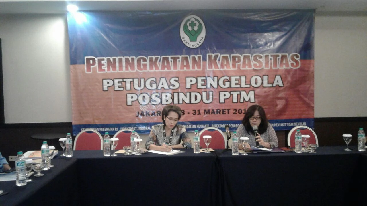 Peningkatan Kapasitas Petugas Pengelola Posbindu PTM