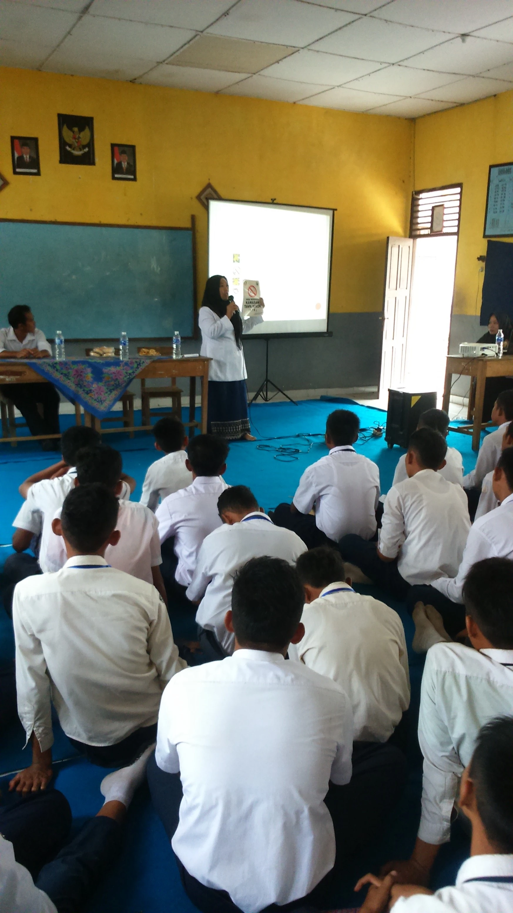 Penyuluhan KTR Di SMA 1 Muara Padang Banyuasin