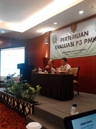 Pertemuan Evaluasi P3PMK untuk Program PTM dan Program Haji Di Jawa Timur