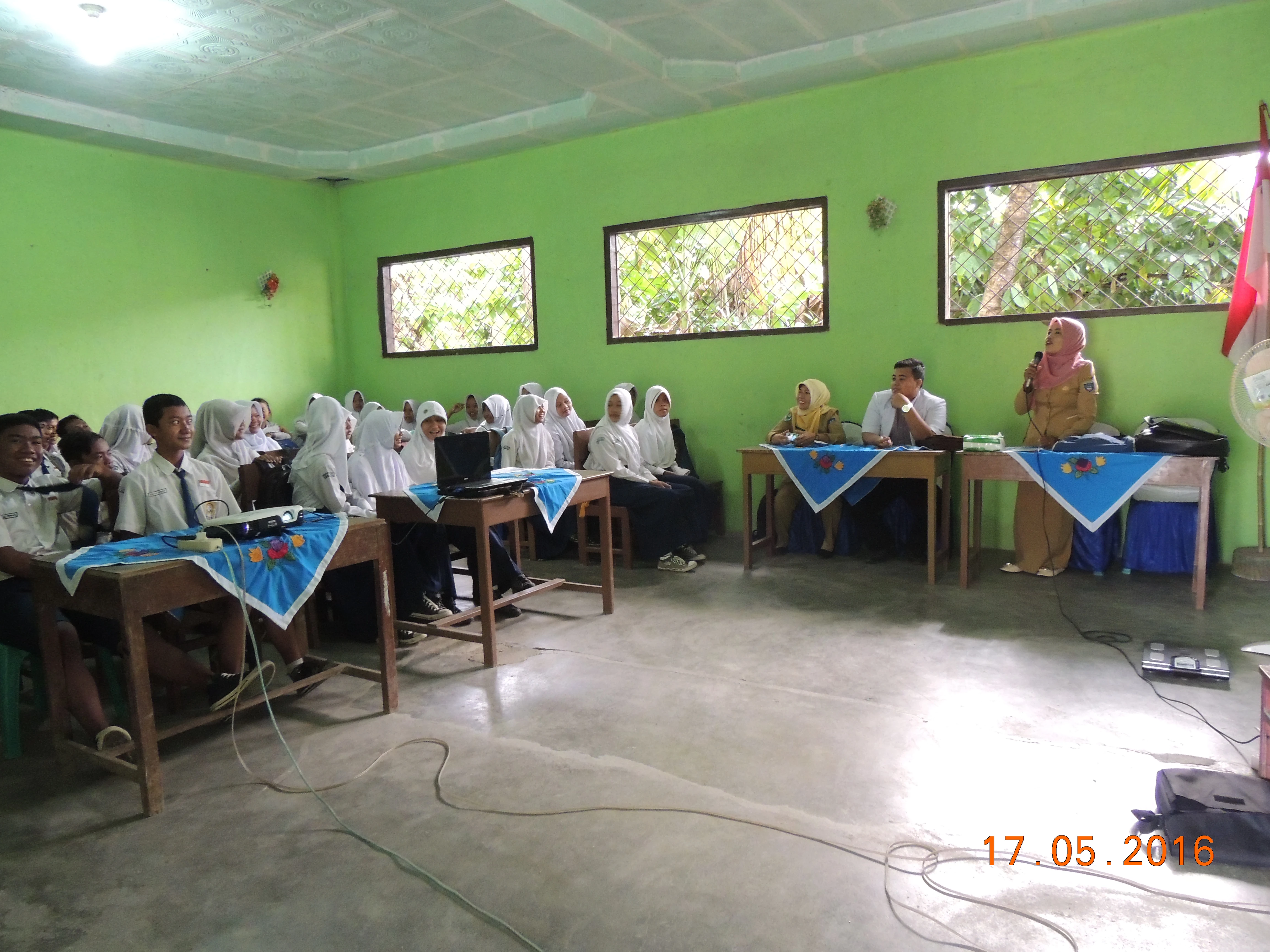 Posbindu PTM Puskesmas Rawa Bening OKU Timur,Tentang Sosialisasi UBM (Upaya Barhenti Merokok) SMP Cipta Karya