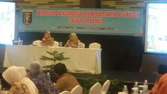 Workshop Pengendalian Dampak Rokok Di Sekolah Tingkat Provinsi Lampung