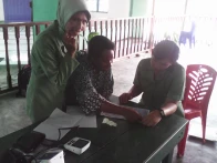 Kegiatan Penyuluhan Kanker Leher Rahim & Kanker Payudara Serta Scrining Penyakit Tidak Menular (PTM) Di Persit Kartika Candra Kirana Ranting BS VI Denzipur 13, Tgl 10 Oktobert 2015 Kabupaten Sprong-Papua Barat