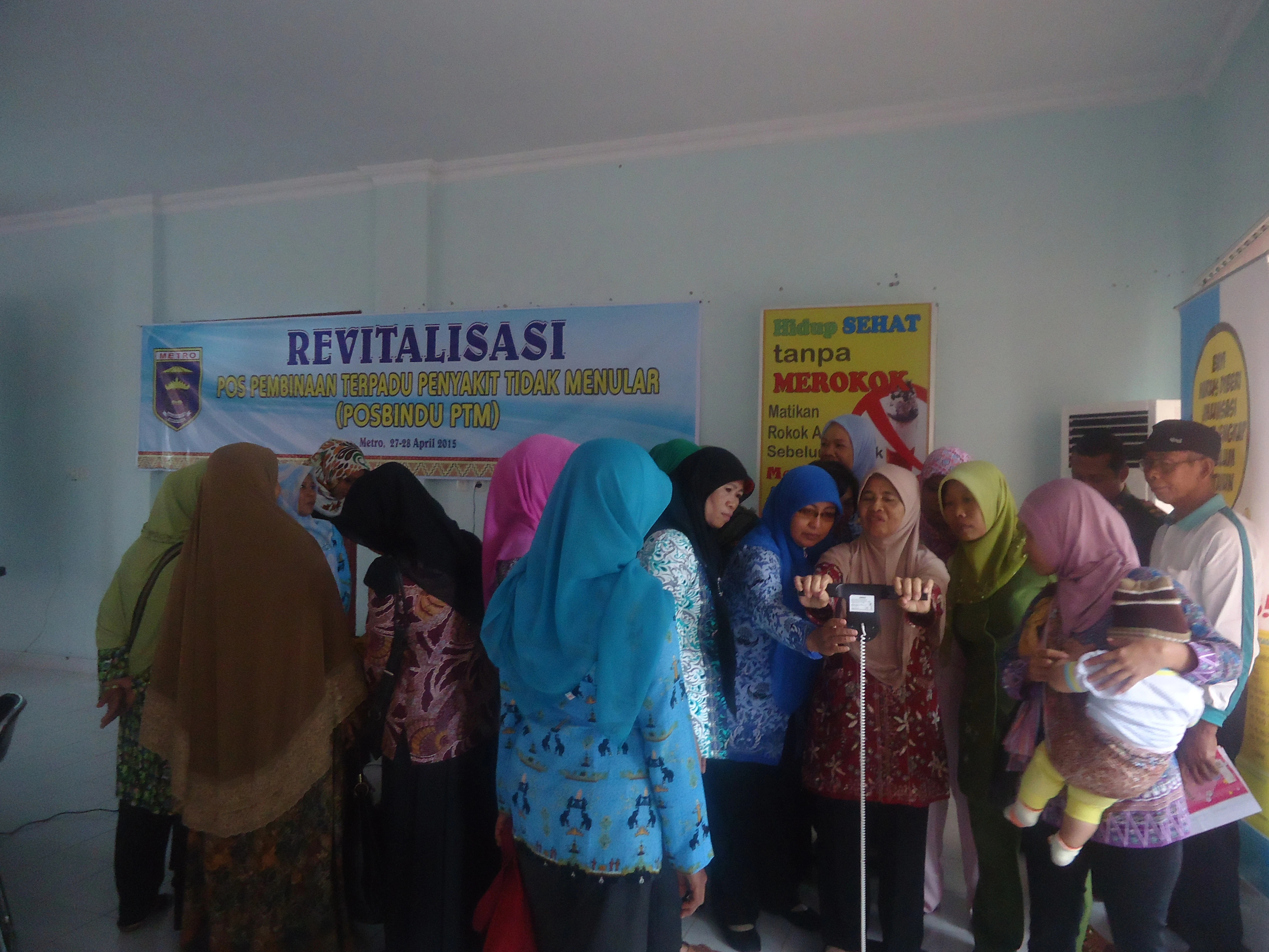 Kegiatan Pertemuan Revitalisasi Pos Pembinaan Terpadu (Posbindu) Penyakit Tidak Menular Di Kota Metro Provinsi Lampung