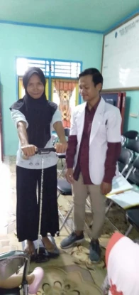 Kegiatan Pengukuran Lemak Tubuh (Body Fat) di 16 Desa Kecamatan Ipuh