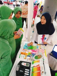 Booth P2PTM Dinkes Propinsi Maluku pada Acara Pengukuhan Duta Parenting Maluku