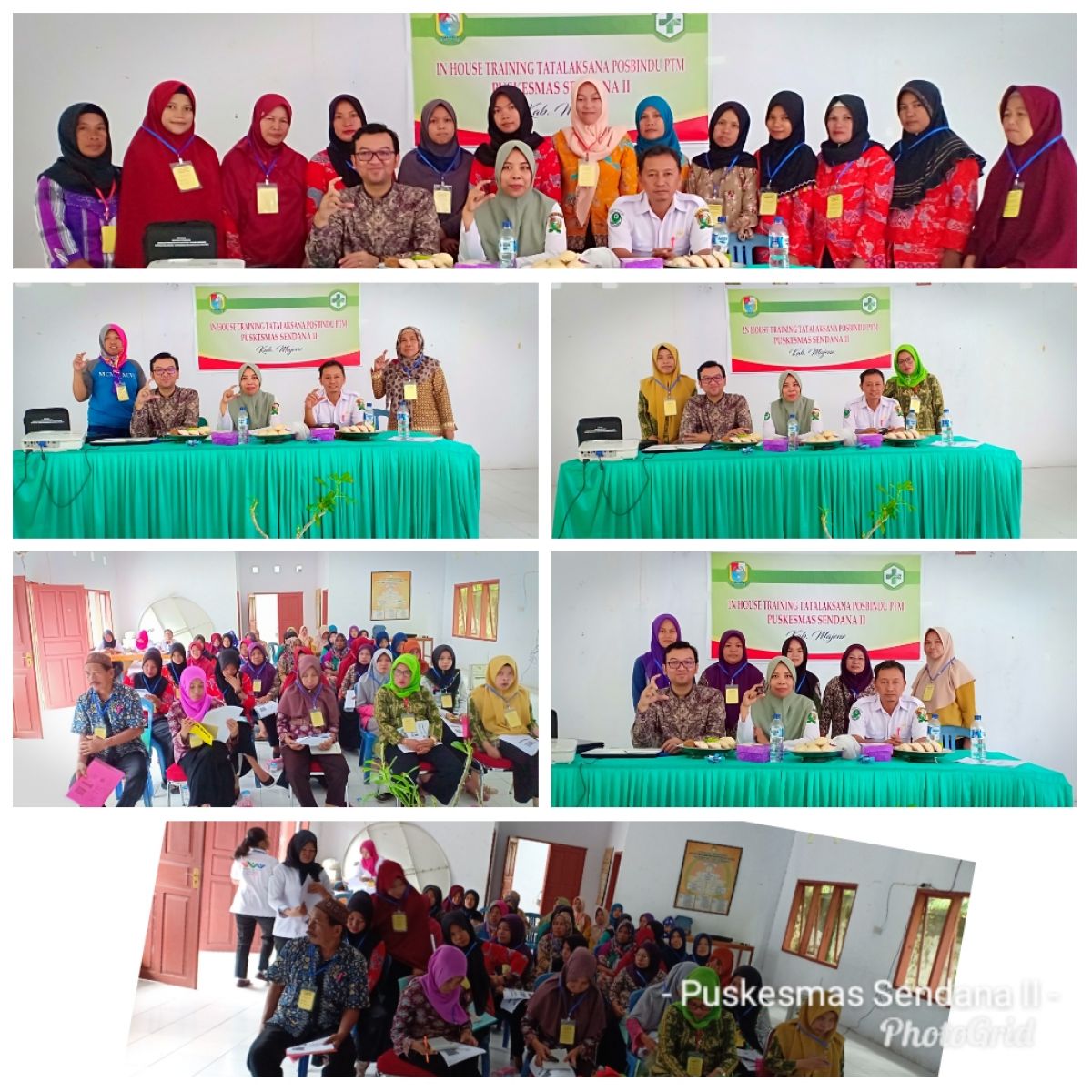 In House Training Tatalaksana Posbindu PTM Bagi Kader kesehatan Se_Kecamatan Sendana II.'