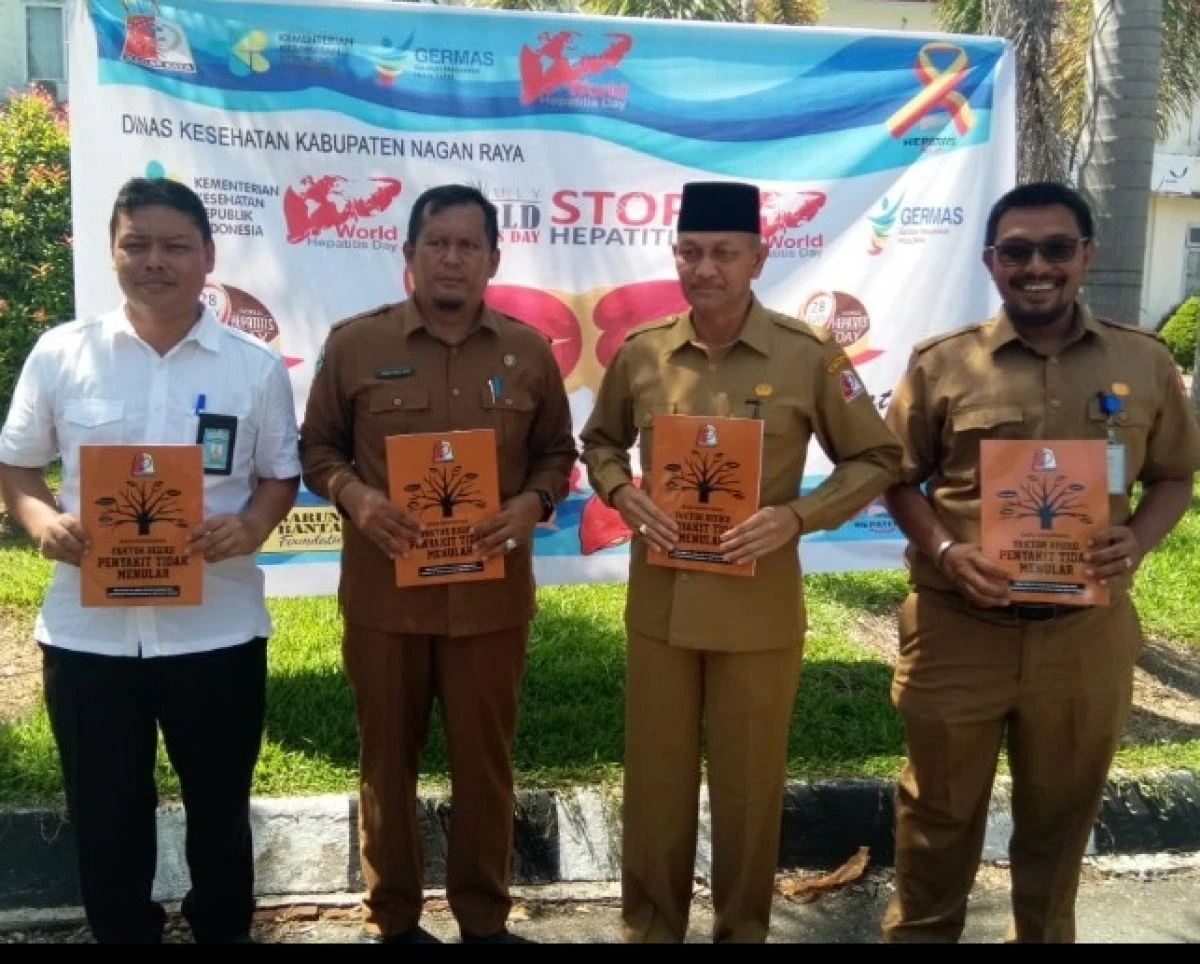 Peringati Hari Hepatitis Sedunia, Pemerintah Kabupaten Nagan Raya Lakukan Skrining Penyakit Tidak Menular dan Hepatitis B Bagi ASN