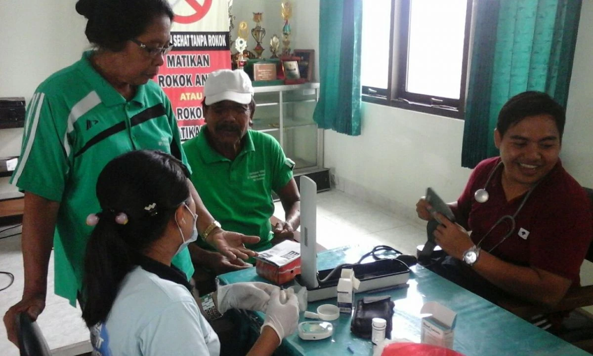 skrining PTM di Kabupaten Klungkung