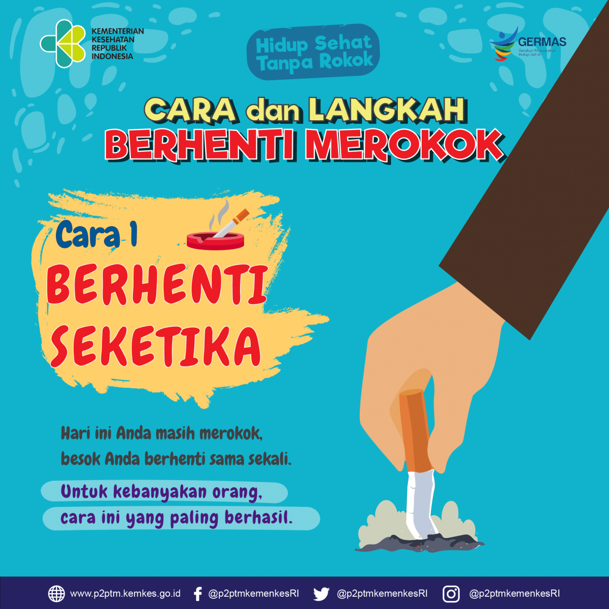 Cara Dan Langkah Pertama Berhenti Merokok - Penyakit Tidak Menular ...