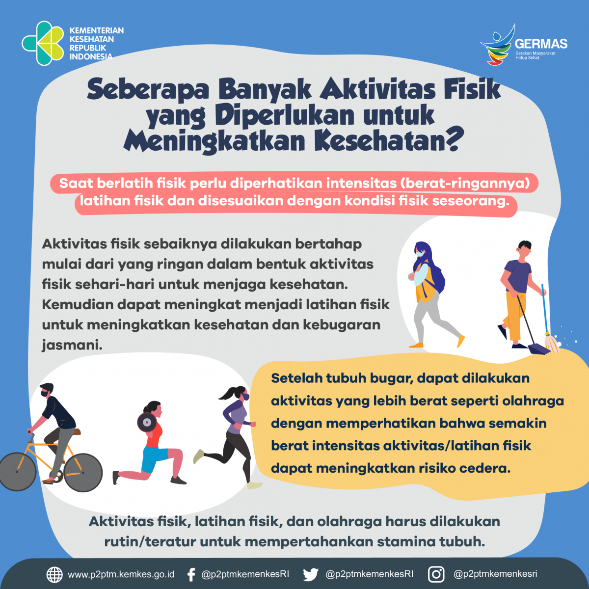 Aktivitas Fisik Berat – Ujian