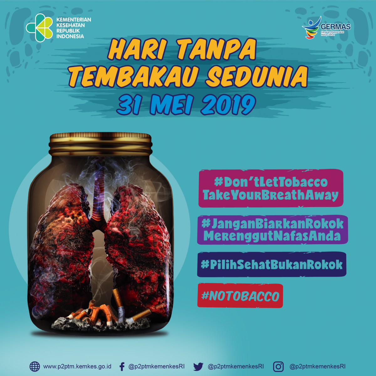 Hari Tanpa Tembakau Sedunia (HTTS) 2019