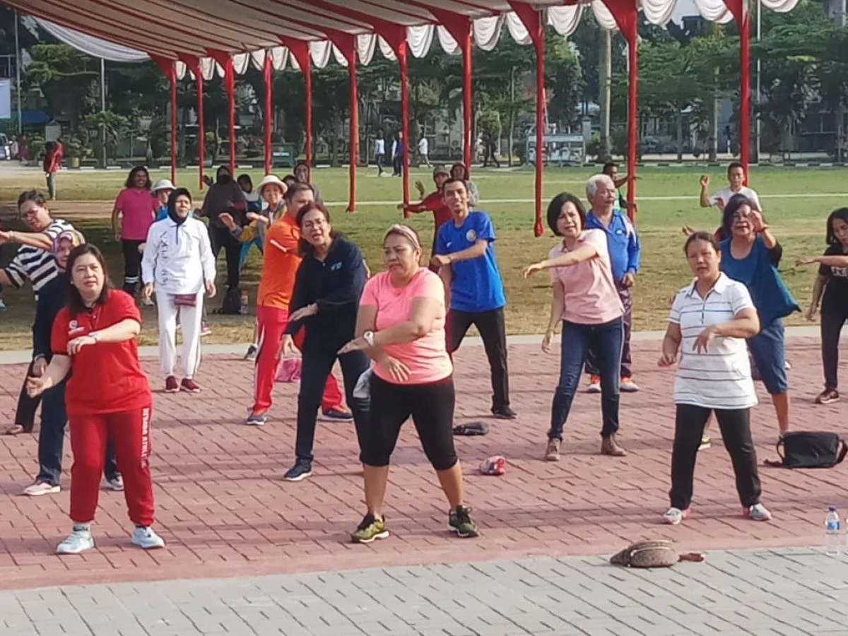  Kampanye Gerakan Tekan Angka Obesitas (Gentas) dan Bakti Sosial PGLII di Prov Sumatera Utara