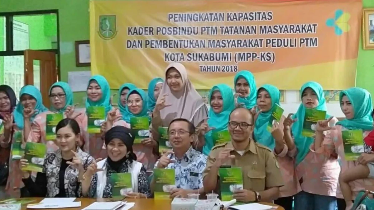 453 Kader Posyandu sebagai  Masyarakat Peduli PTM di Kota Sukabumi (MPP-KS) tahun 2018