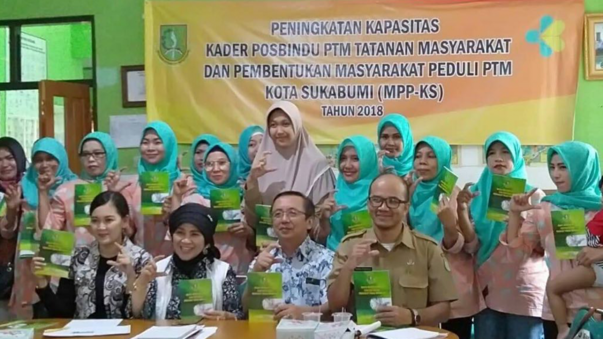 453 Kader Posyandu sebagai  Masyarakat Peduli PTM di Kota Sukabumi (MPP-KS) tahun 2018'