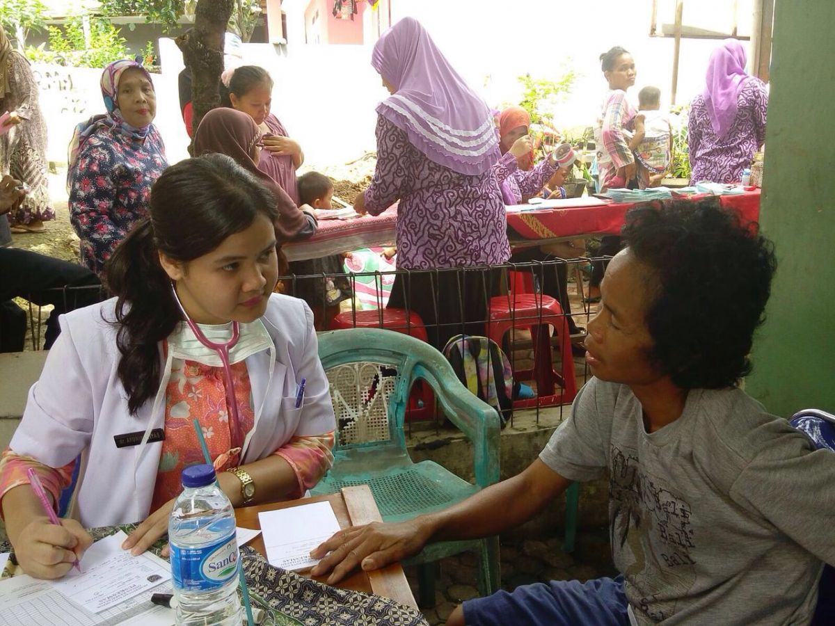 Kegiatan Posbindu di UPT Puskesmas Cipayung Depok'