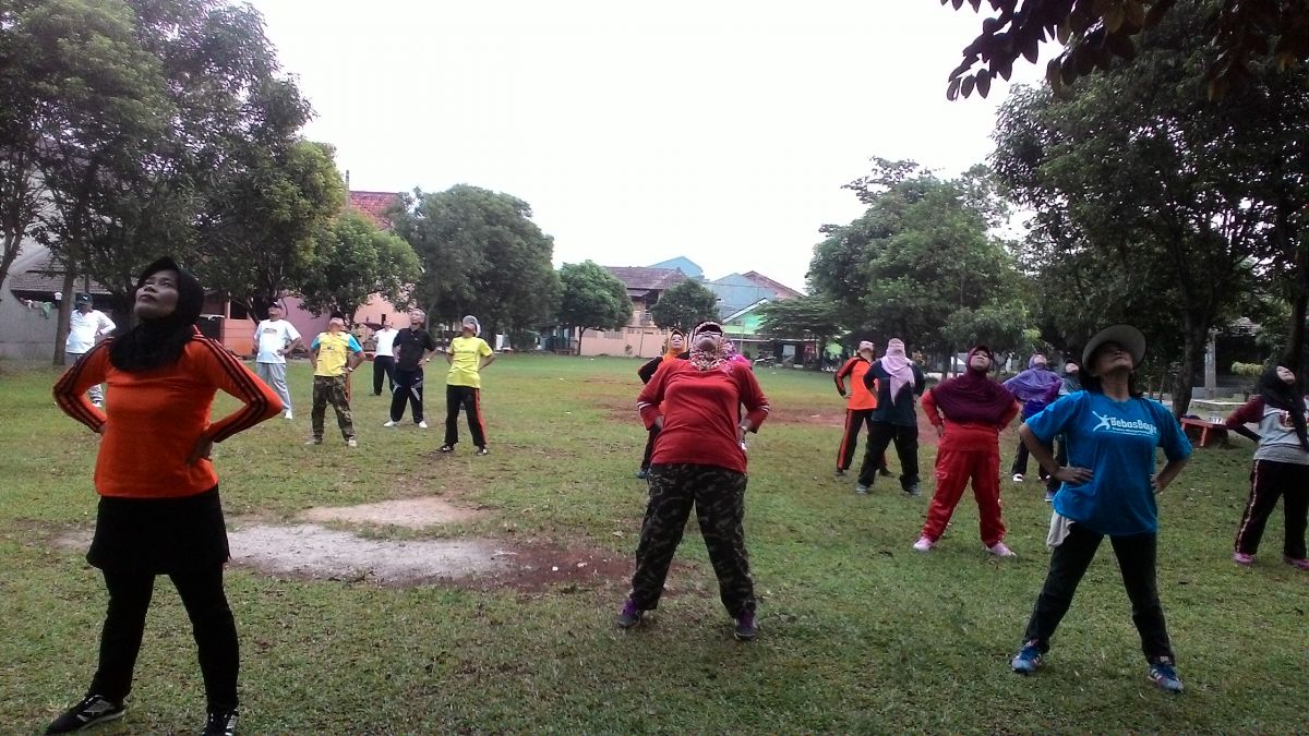 Kegiatan Senam Prolanis Puskesmas Baktijaya Depok'