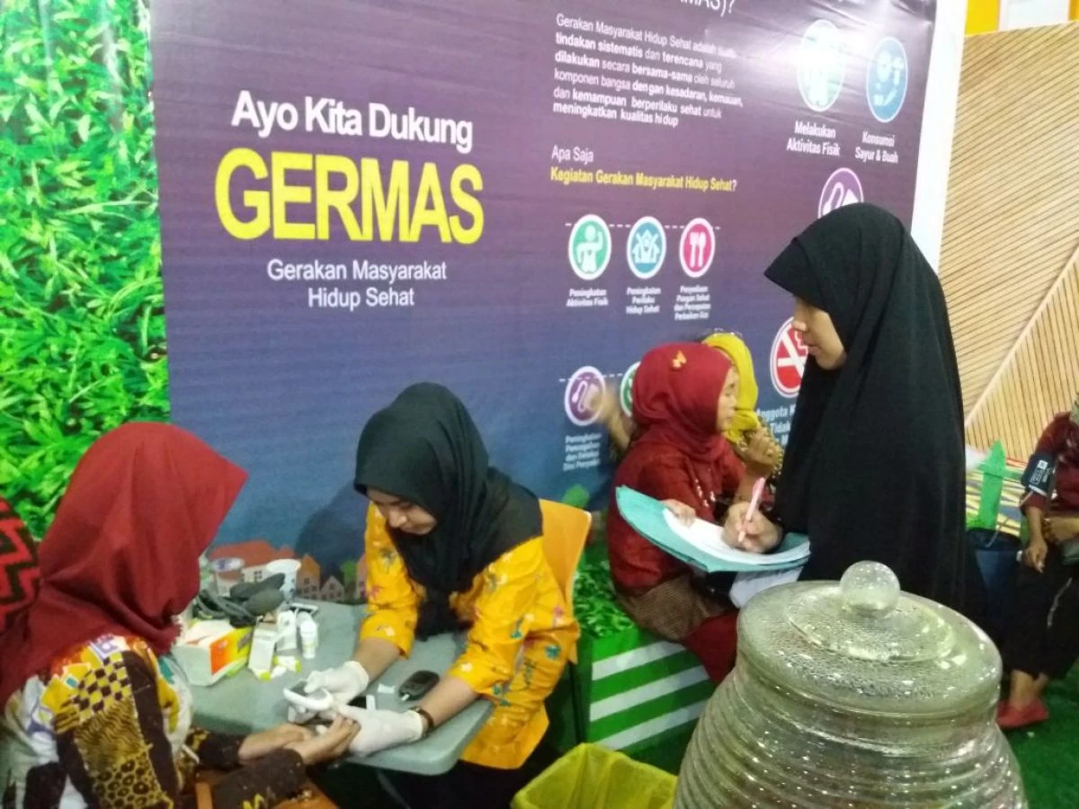 Deteksi Dini FR PTM pada Sulsel Expo 2018 di Celebes Convention Center (CCC) Makassar